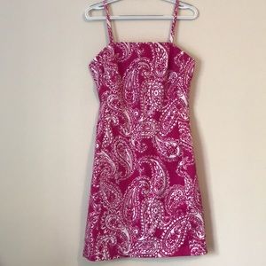 Ralph Lauren spaghetti strapped paisley dress